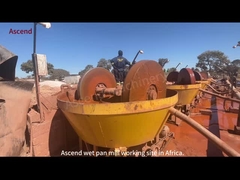 natte pannemolen 1600 1500 1400 model tahona voor het slijpen van goudpoeder met kwik en water