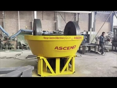 China Ascend 1200 natte pan molen test video