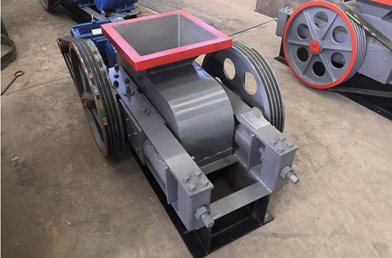 High Pressure Hydraulic Double Smooth Roll Crusher Small Quartz Limestone Rock Stone