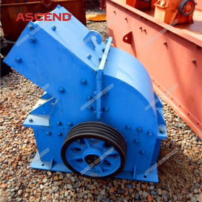 Glass Bottle Crushing PC 800x600 Hammer Crusher Machine With Vibrating Screen